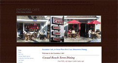 Desktop Screenshot of encinitascafe.com
