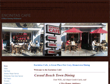 Tablet Screenshot of encinitascafe.com